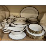 A Spode Lausanne pattern part tea and dinner service