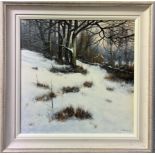 Tom Stephenson Pheasant on a winters' day Acrylics Signed