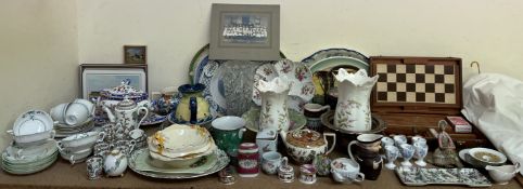 A large lot including a Coalport Indian tree pattern part coffee set together with other part tea