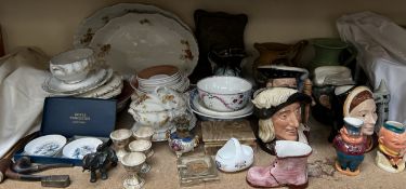 Assorted Royal Doulton character jugs including Aramis D6441, Henry VIII D6642,