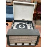 A Dansette record player ***PLEASE NOTE THAT THIS LOT WILL BE DISPOSED OF 14 DAYS FROM THE DATE OF