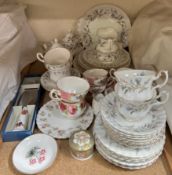 A Royal Albert Brigadoon pattern part tea set,