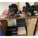 A Quantity of cameras and equipment, including Pentax, Kallo,