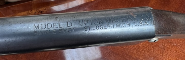 A Model D Upton Machine Co single shot BB rifle - Image 2 of 2