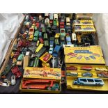 A Matchbox Series Gift G-2 Set by Lesney together with a Major pack M-8, other Lesney models, Corgi,