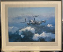 Robert Taylor Lancaster A first edition print signed by group captain Leonard Cheshire ***PLEASE