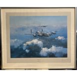Robert Taylor Lancaster A first edition print signed by group captain Leonard Cheshire ***PLEASE