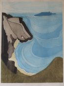 John Brunsdon Worms Head A limited edition etching, No. 123/150 Signed in pencil to the margin 59.