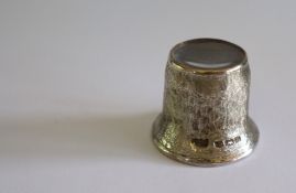 An Elizabeth II silver eye glass loupe inscribed "For your eyes only", Sheffield, 1957,