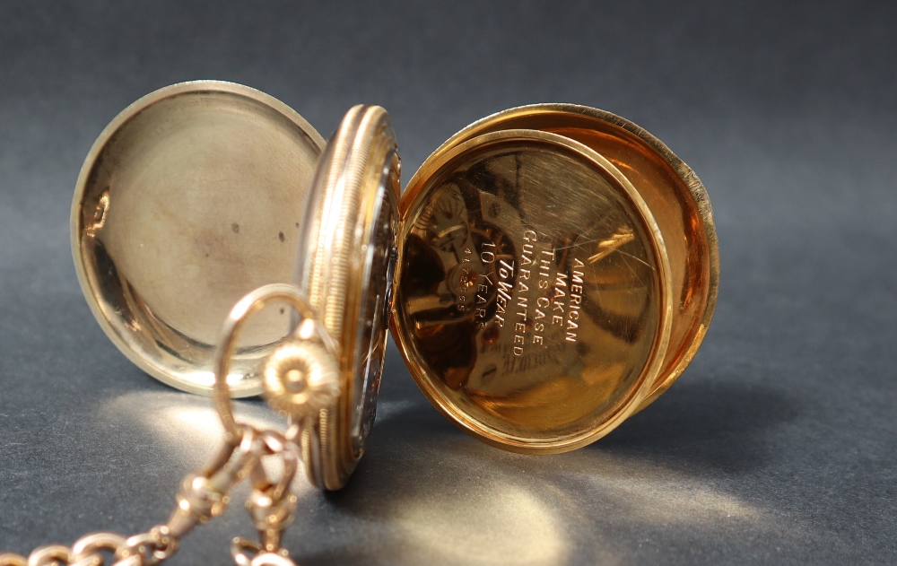 A gold plated Waltham and Co. - Bild 3 aus 5