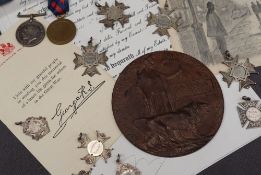 Two World War I medals issued to 58137 3 AM HD A Baxter RFC,