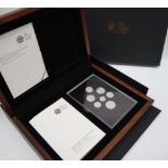 The Royal Mint - A 2008 United Kingdom Coinage Royal Shields of Arms Platinum Proof Collection,