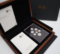 The Royal Mint - A 2008 United Kingdom Coinage Royal Shields of Arms Platinum Proof Collection,