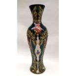 A Moorcroft pottery baluster vase, decorated in the cuckoo pint pattern, designed by Kerry Goodwin,