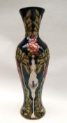 A Moorcroft pottery baluster vase, decorated in the cuckoo pint pattern, designed by Kerry Goodwin,