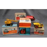 Dinky Supertoys - No 561 Blaw Knox Bulldozer, together with No 562 Dumper Truck,