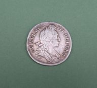 A William III silver Crown dated 1695