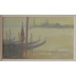 Irene Halliday Venetian canal scene Watercolour Signed 14.