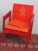 A Prince of Wales Investiture Chair, The Earl of Snowden and Carl Toms,