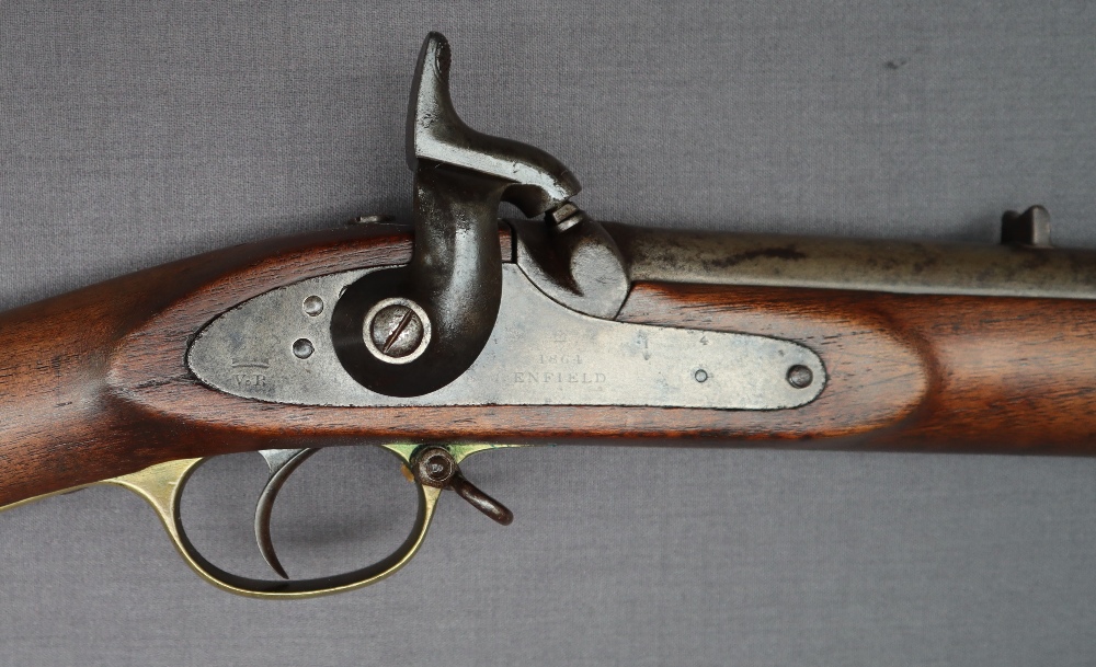 An Enfield Three Band Percussion Musket, - Bild 7 aus 9