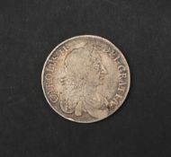 A Charles II silver Crown dated 1673