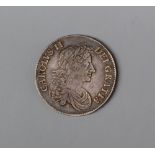 A Charles II silver Crown dated 1672