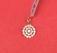 Gemporia - An 18ct gold natural yellow diamond Tomas Rae pendant, totalling 1.