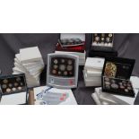 Twenty seven Royal Mint United Kingdom Proof Coin Collections dated 1983 through to 2009,