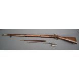 An Enfield Three Band Percussion Musket,