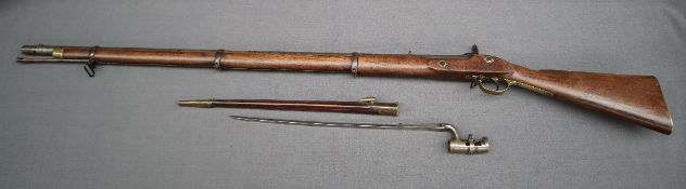 An Enfield Three Band Percussion Musket,