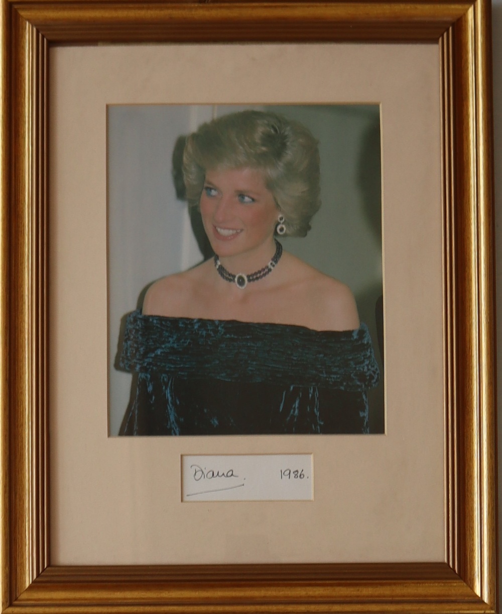 Lady Diana Spencer - Princess of Wales - a colour photograph,