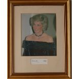 Lady Diana Spencer - Princess of Wales - a colour photograph,