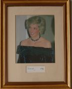 Lady Diana Spencer - Princess of Wales - a colour photograph,
