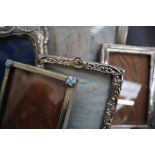 A George V silver photograph frame of plain rectangular form, Chester 1912,