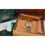 A gentleman's stainless steel Rolex Oyster Perpetual superlative chronometer wristwatch,