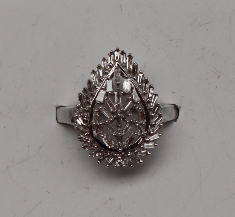 Gemporia - An 18ct white gold diamond set Tomas Rae ring, - Image 2 of 7