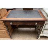 A Victorian mahogany desk,