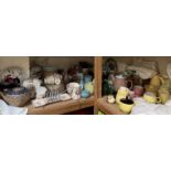 Royal Doulton stoneware teapots together with an extensive collection of part tea and dinner sets,