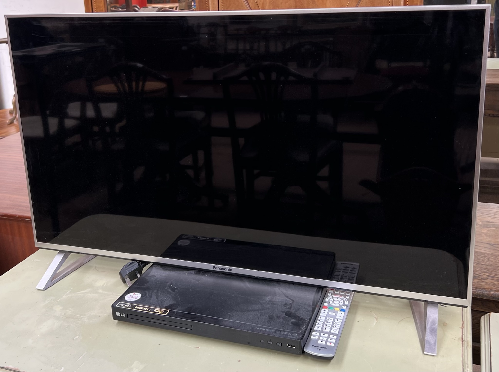 A Panasonic 40" LED television, Model No.