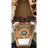 An Old Century Coffee Table Games pinball style baseball game,