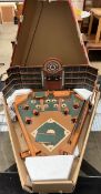 An Old Century Coffee Table Games pinball style baseball game,