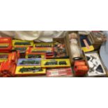 A collection of Hornby Dublo locomotives including Albert Hall, Flying Scotsman, Barnstable,