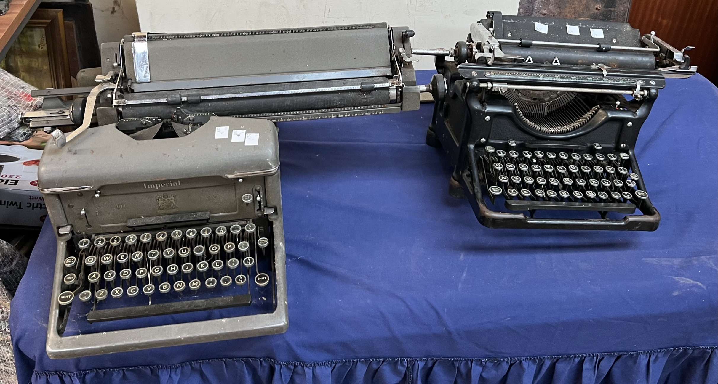 An imperial 60 typewriter together with another typewriter