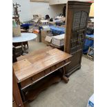 A Victorian pine dressing table,