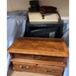 An Arregui electronic safe together with assorted jewellery boxes