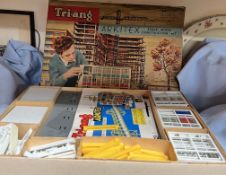 A Tri-ang Arkitex scale model construction kit,