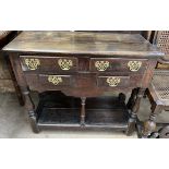 An 18th century style dresser base,