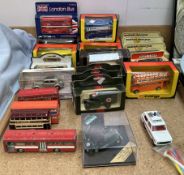 A Dinky 1950 Ford V8 Pilot together with other Dinky and Corgi model vehicles, Models of Yesteryear,