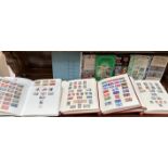 Three stamp albums of British colonies,