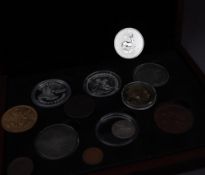 A 2017 50th anniversary Krugerrand 1oz silver coin,